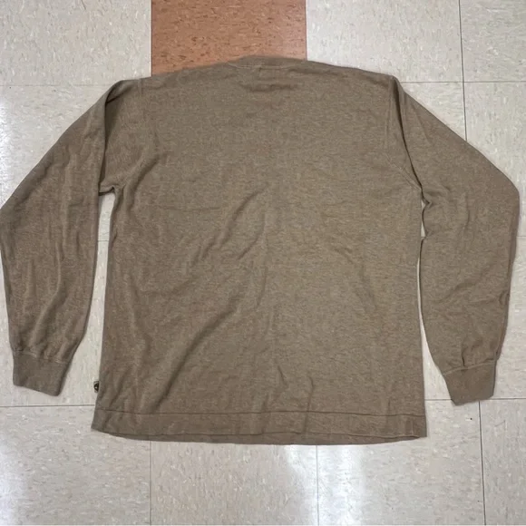 Timberland Men’s Tan Crewneck Sweatshirt Embroidered Logo Cotton Size XL - Picture 5 of 5